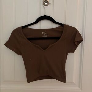 PacSun Brown Crop Top